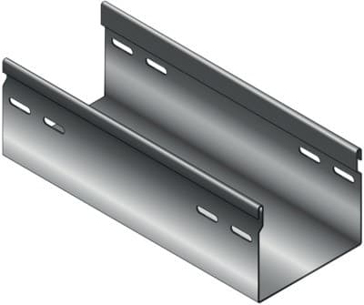 NIEDAX - Fond de Goulotte GRS 96x96x1.00, SZ