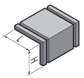 NIEDAX - Fermeture pour Goulotte GRS, 72x72, SZ