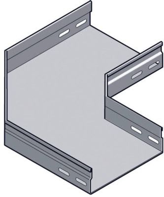NIEDAX - Virage 90° pour Goulottes GRS, 72x96, SZ, livré avec couvercle