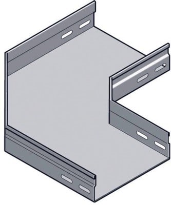 NIEDAX - Virage 90° pour Goulottes GRS, 48x192, SZ, livré avec couvercle