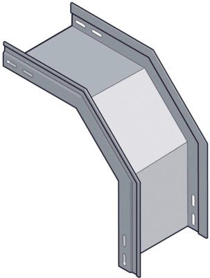 NIEDAX - Convexe pour Goulottes GRS 96x504, livré avec couvercle, SZ