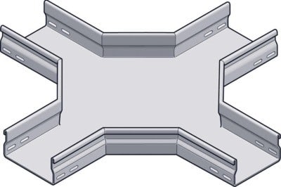 NIEDAX - Croix pour goulotte GRS 72x120 avec couvercle, SZ
