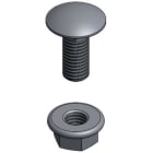 NIEDAX - Boulon poêlier TRCC M8x18 HE, inox A4/316