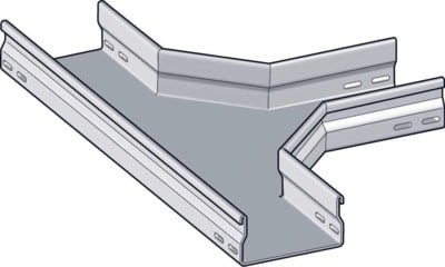 NIEDAX - Té pour goulottes GRS, 96x192, livré avec couvercle, SZ