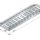NIEDAX - Dalle perforée BS à bords roulés fermés de sécurité, 24x75, 3 m, inox 316L