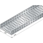NIEDAX - Dalle perforée BD à bords droits, 48x316, 3 m, GC
