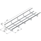 NIEDAX - Chemin de câbles fil standard UF 30x50, inox 316L