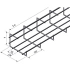 NIEDAX - Chemin de câbles fil UF en G, 100x150, EZ