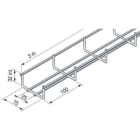 NIEDAX - Chemin de câbles fil standard UF 30x70, inox 304L