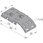 NIEDAX - Sortie de câbles SC UF, pour chemins de câbles fil, inox 304L