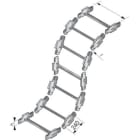 NIEDAX - Chenillette concave-convexe pour échelle à câbles Hercule, 75x1000 mm, GC