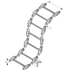NIEDAX - Chenillette concave-convexe pour échelle à câbles Hercule, 75x500 mm, SZ