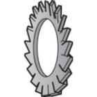 NIEDAX - Rondelle AZ diamètre 6, EZ