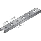 NIEDAX - Rail STRUT 41x21x2.50, perforé, longueur 6m, SZ