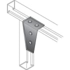 NIEDAX - Gousset cornière 4 trous, série STRUT 41, finition GC