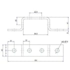 NIEDAX - Oméga STRUT double 41x41, finition GC