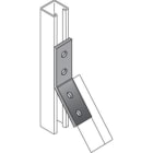 NIEDAX - Equerre 135°, 4 trous, série STRUT 41, finition GC