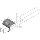 NIEDAX - Pince étrier STRUT 41x41, fixation sur IPN, finition inox 316L