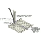 NIEDAX - Raidisseur STRUT 41 réversible, finition inox 316L