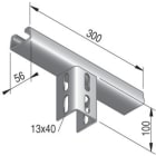 NIEDAX - Plaque de tête KUDP 5050, GC, pour rail U 5050