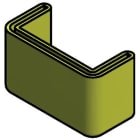 NIEDAX - Embout de protection K 50, en PVC, pour rails U 50 et pendards HUF 50