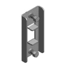 NIEDAX - 2 Etriers TZK 86-96, SZ, pour rails STRUT 41