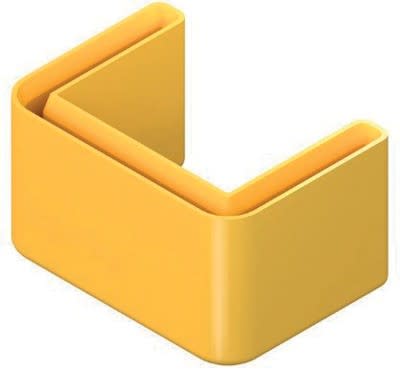 NIEDAX - Embout de protection SKU 4530 en PVC jaune