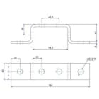 NIEDAX - Oméga STRUT double 41x41, finition GC
