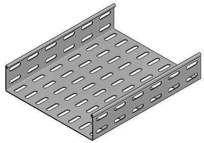 NIEDAX - Dalle perforée WS, à bords soyés, 48x100 mm, 3 m, ZAM