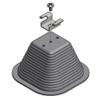 NIEDAX - Kit plot béton 80x140x140, PVC, avec support pour fixation des CDC Fil