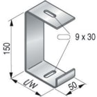 NIEDAX - Crochet DBR SL, largeur 50 SZ, pour dalle DBR SL