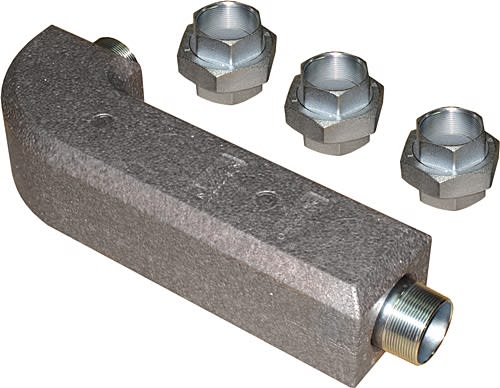 BRV - ENSEMBLE DE LIASON DE LA BOUTEILLE DE DECOUPLAGE HYDRAULIQUE AU COLLECTEUR