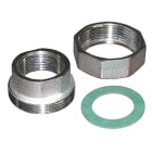 BRV - ENSEMBLE ECROU 1 1-4 ADAPTEUR FEMELLE EXECUTION NICKEL ET JOINT FIBRE