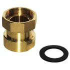 BRV - ENSEMBLE ECROU JOINT EN EPDM ET RACCORD FEMELLE (EXECUTION EN LAITON JAUNE)11-4