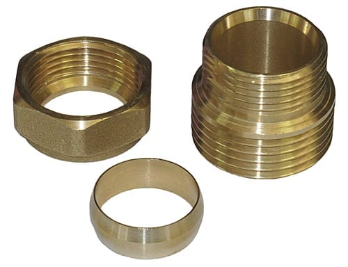 BRV - ADAPTEUR 1 MALE POUR TUYAU EN CUIVRE 15mm 1X15mm