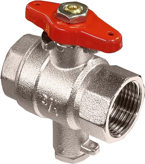 BRV - V d'arret F-F connexion M10x1 pour sonde de temp. D5 mm PN30 T maxima 150C 3-4