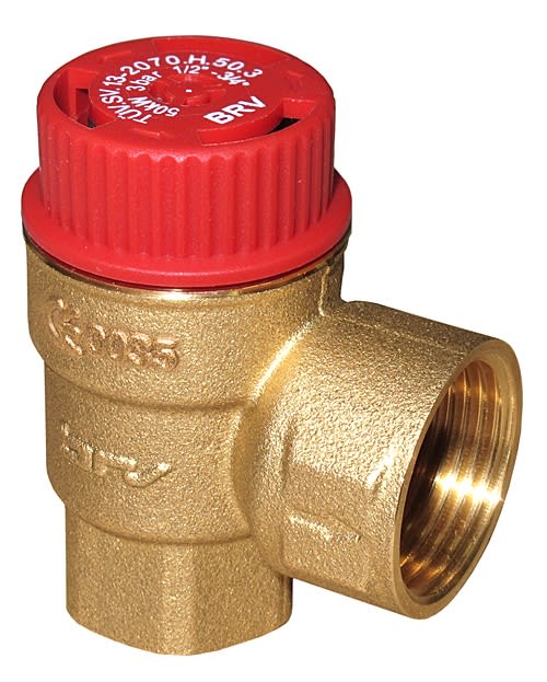 BRV - SOUPAPE DE SECURITE POUR PUISSANCE JUSQU'A 50KW 1-2X3-4