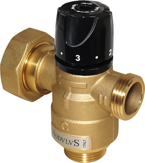 BRV - MITIGEUR THERMOSTATIQUE DN20 MX 120C KVS 4,0 ASYMETR L 11-2ECR X 1M 45-70C