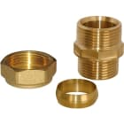 BRV - ENSEMBLE RACCORD ADAPTEUR 3-4 MALE POUR TUYAU EN CUIVRE 15 MM