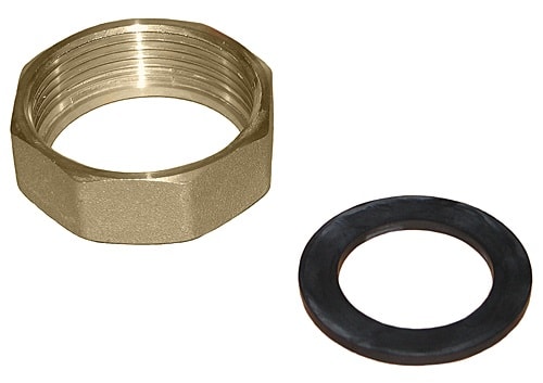 BRV - ENSEMBLE ECROU EN LAITON JAUNE 11-2 ET JOINT EN EPDM