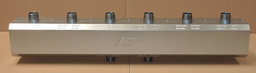 BRV - COLLECTEURS SERIE HV 60-125 POUR DN25 DEBITS JUSQU'A 2 M3-H ET 50KW POUR 3 MOD