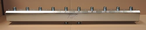 BRV - COLLECTEURS SERIE HV 70-125 POUR DN25 DEBITS JUSQU'A 3 M3-H ET 70KW POUR 5 MOD