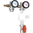 BRV - KIT DE CONN POUR CIRC 1 DEPART+RETOUR DIMENSION 1 AVEC VANNE BY-PASS DIFF