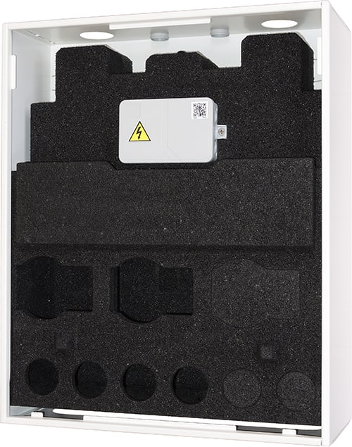 BRV - Boite multizone chaudieres-PAC avec collecteur avec isolation. Max. 2 m3-h.