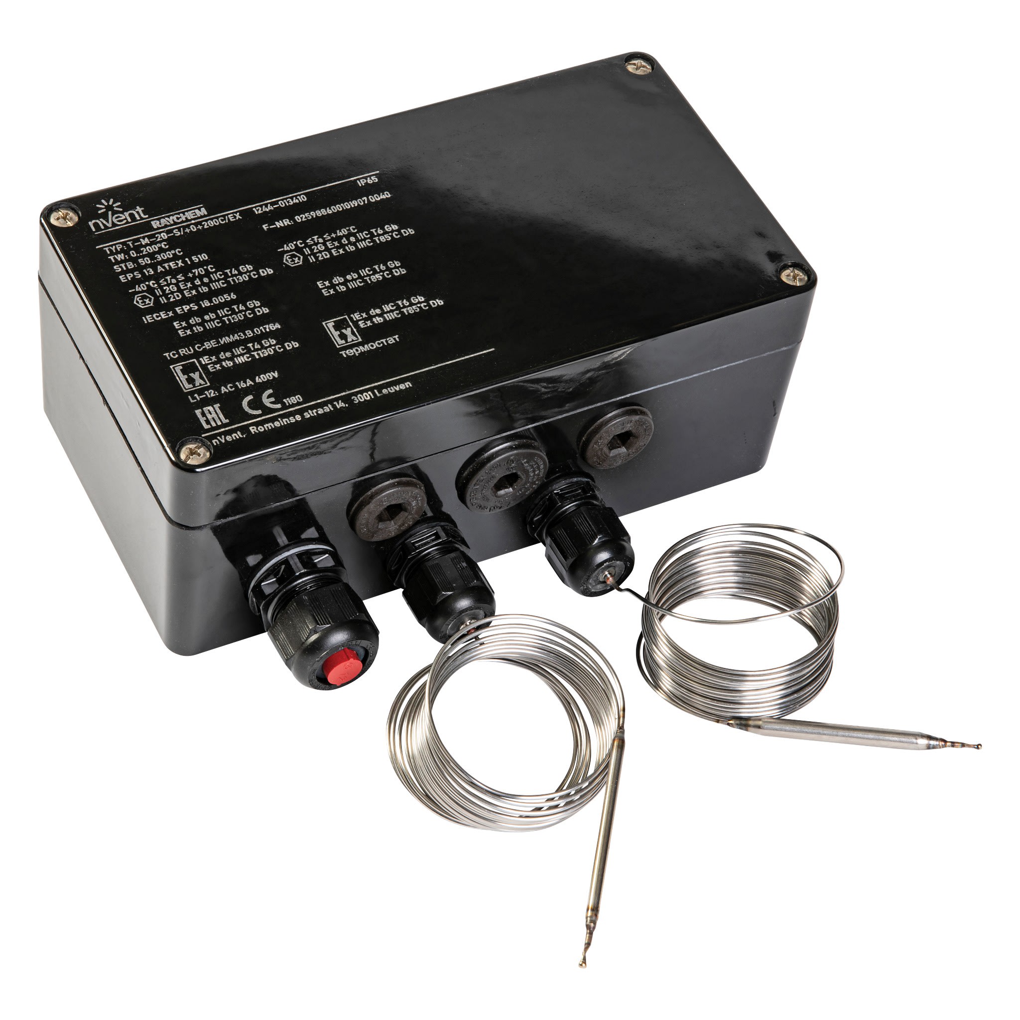 Raychem - Thermostat de détection en ligne mécanique et limiteur, ATEX (0-120 C)