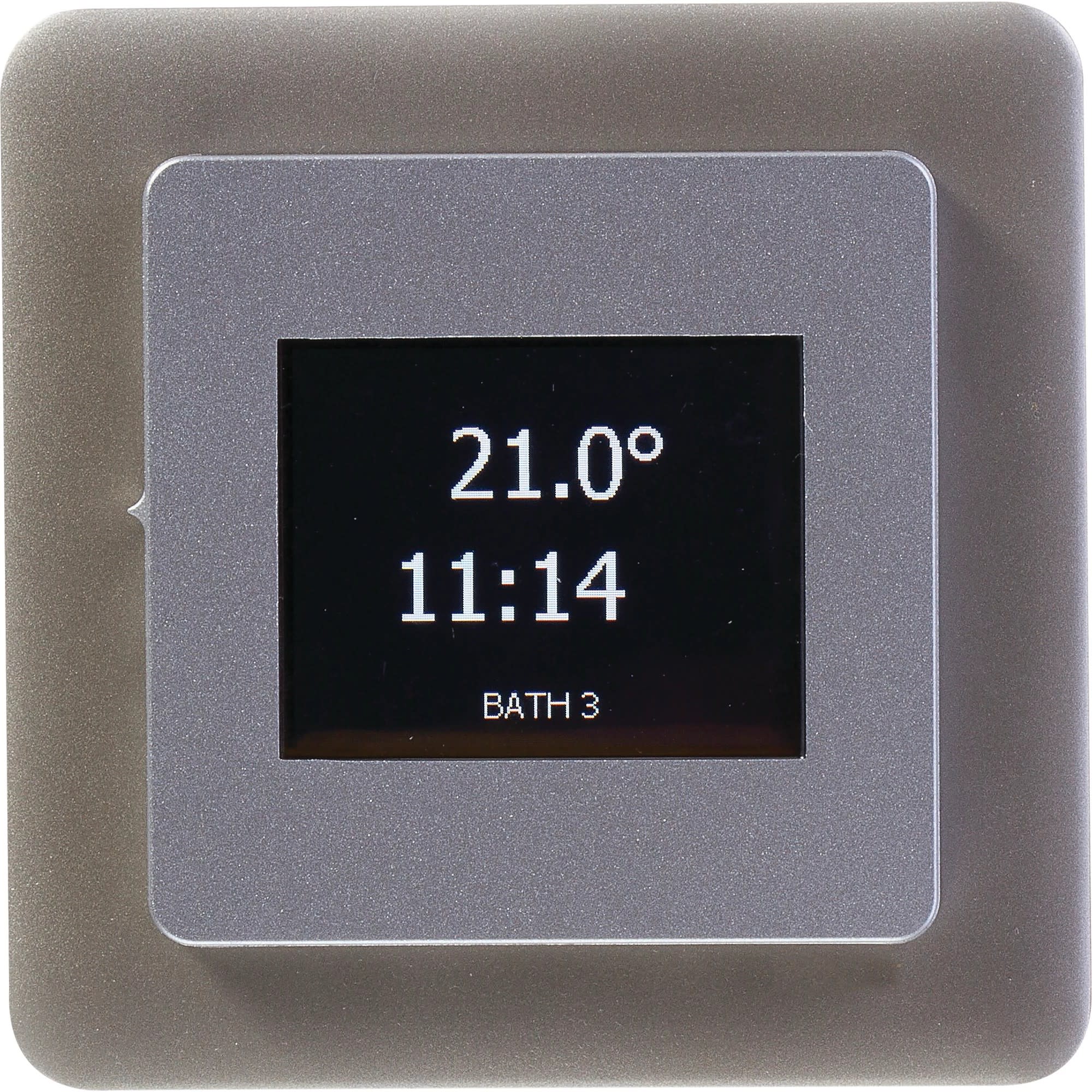 Raychem - Face séparée adaptation au thermostat SENZ WIFI à Exxact Primo métallique.