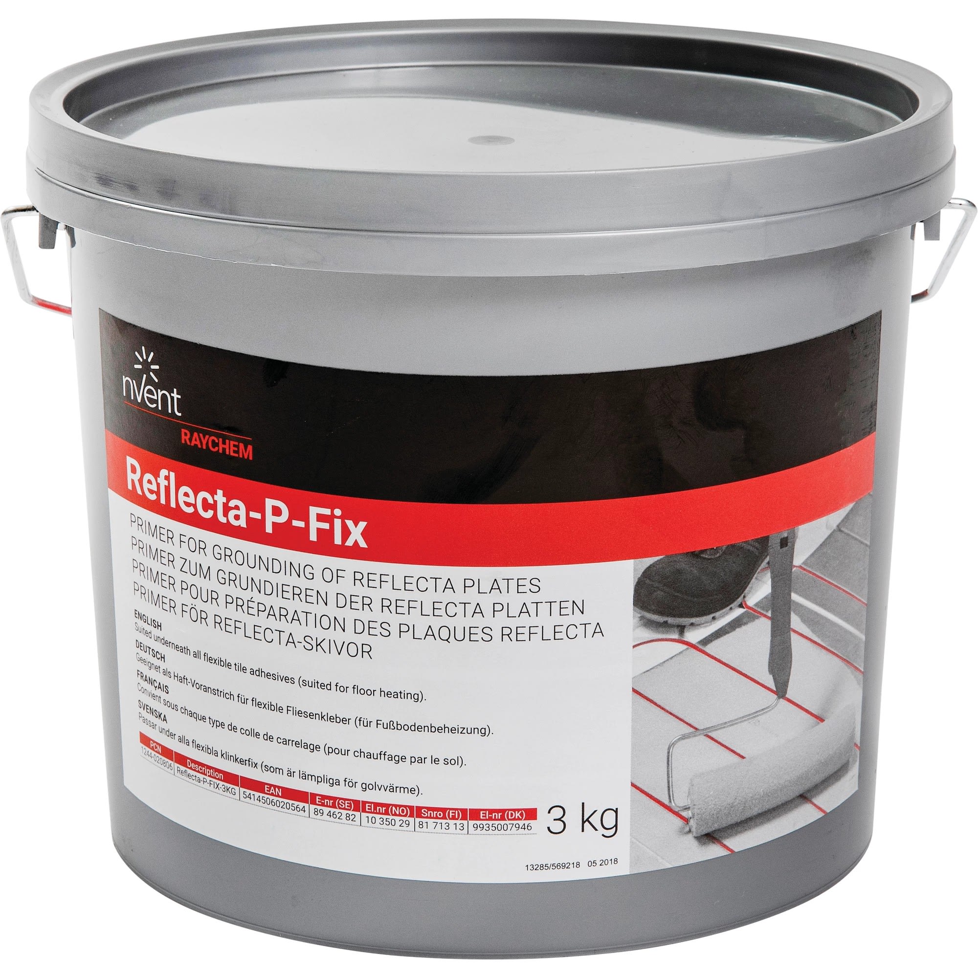 Raychem - Primer, à utiliser avec la colle R-RF-ADH-A-Fix, 33 m2, seau de 3 kg