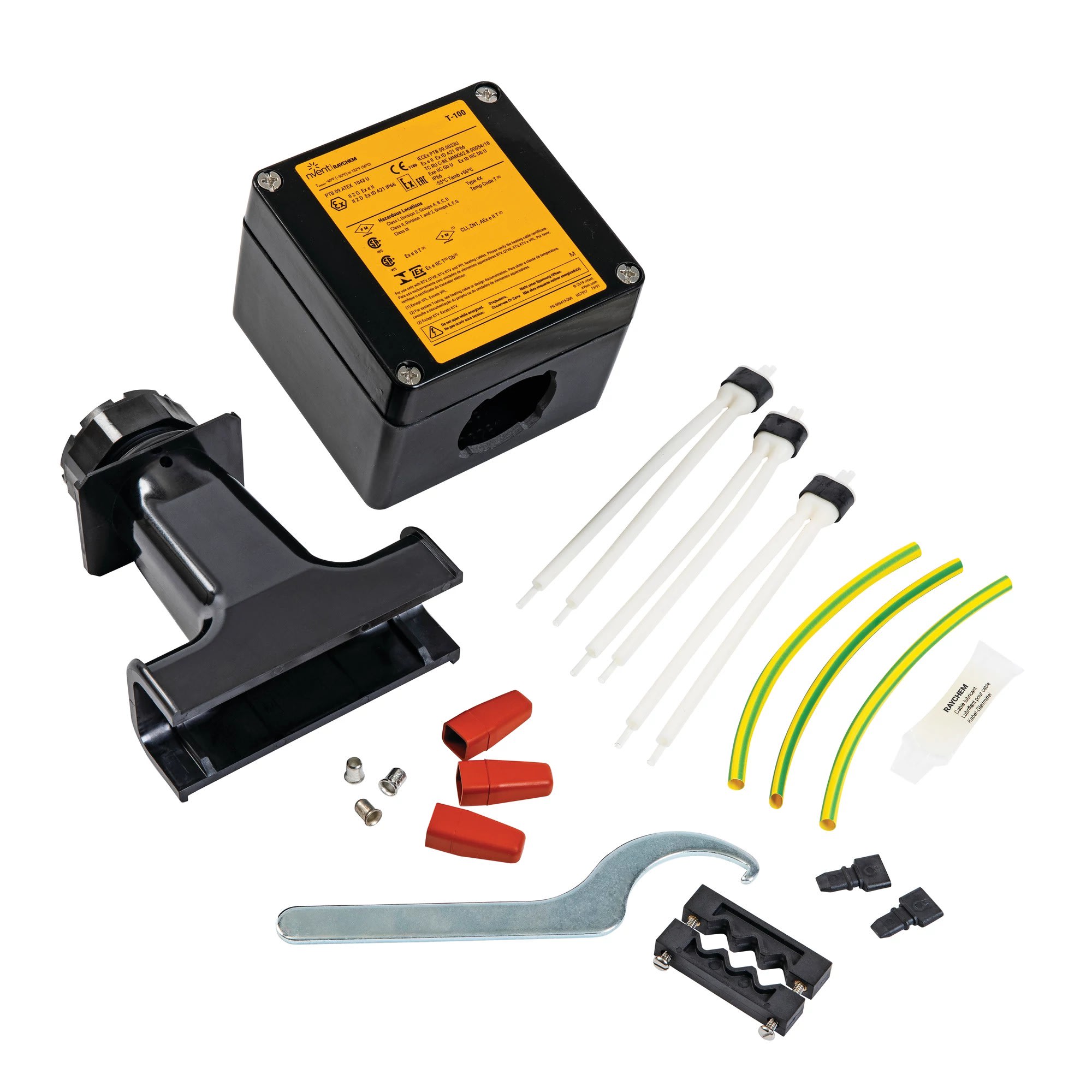 Raychem - Boîte pour jonction/connexion en T, installation à froid, avec sertissages, ATEX