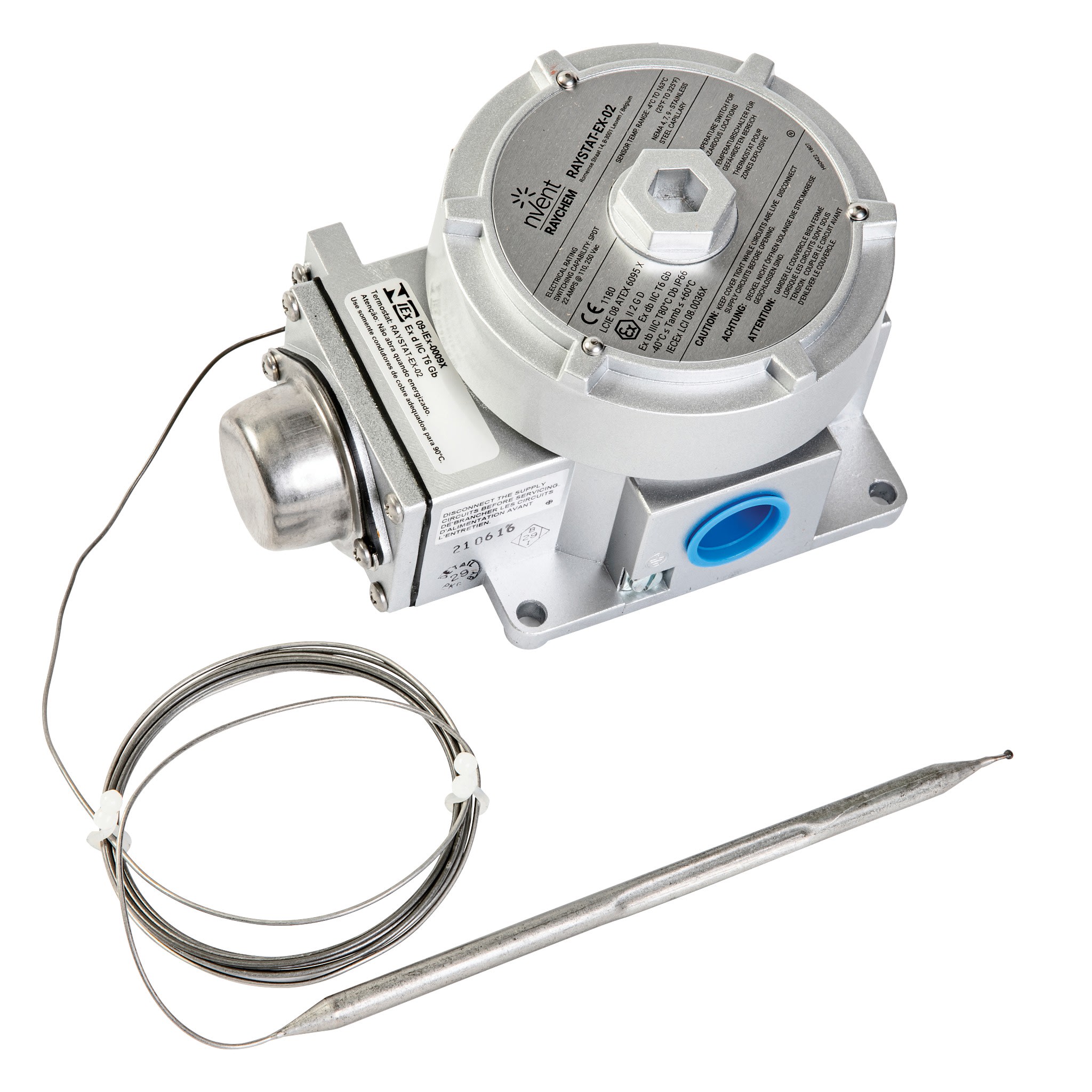 Raychem - Thermostat de détection en ligne mécanique, ATEX