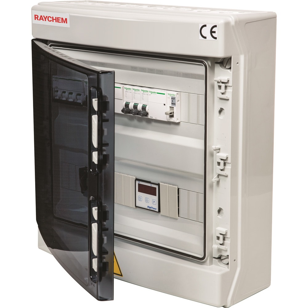 Raychem - Armoire régulation SBS-R-FP protect antigel tuyau, 3x10 A, régul RAYSTAT 11-DIN